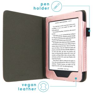 iMoshion Vegan Leather Bookcase Kobo Nia - Rosé Goud