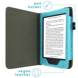 iMoshion Vegan Leather Bookcase Kobo Nia - Lichtblauw