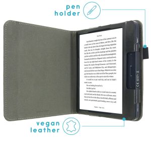 iMoshion Vegan Leather Bookcase Tolino Vision 5 - Zwart