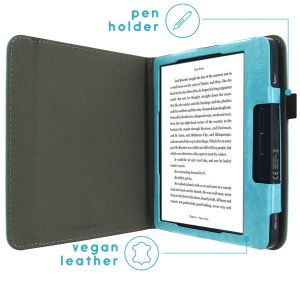 iMoshion Vegan Leather Bookcase Tolino Vision 5 - Lichtblauw