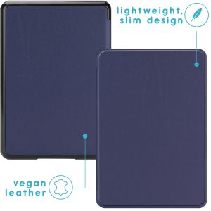 iMoshion Slim Hard Case Sleepcover Kindle Paperwhite 4 - Donkerblauw