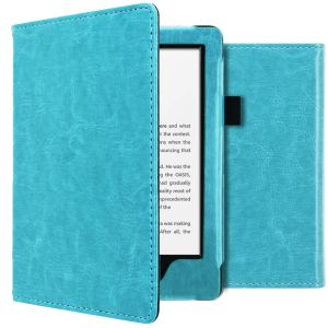 iMoshion Vegan Leather Bookcase Amazon Kindle 10 - Lichtblauw