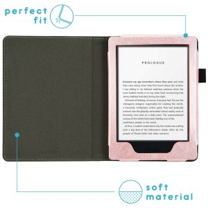 iMoshion Vegan Leather Bookcase Amazon Kindle 10 - Rosé Goud