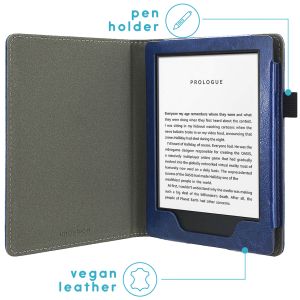 iMoshion Vegan Leather Bookcase Amazon Kindle 10 - Donkerblauw