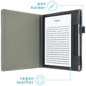 iMoshion Vegan Leather Bookcase Amazon Kindle Oasis 3 - Zwart