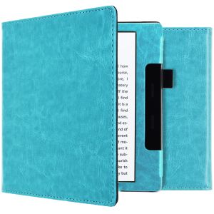 iMoshion Vegan Leather Bookcase Amazon Kindle Oasis 3 - Lichtblauw