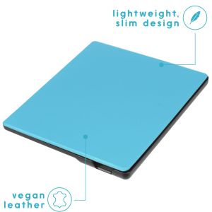 iMoshion Slim Hard Case Bookcase Amazon Kindle Oasis 3 - Lichtblauw