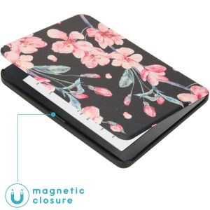 iMoshion Design Slim Hard Case Bookcase Kobo Clara HD - Blossom