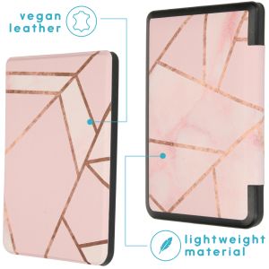 iMoshion Design Slim Hard Case Bookcase Tolino Page 2 - Pink Graphic