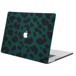 iMoshion Design Laptop Cover MacBook Pro 16 inch (2019) - A2141 - Green Leopard