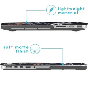 iMoshion Design Laptop Cover MacBook Pro 15 inch Retina - A1398 - Black Marble