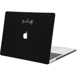 iMoshion Design Laptop Cover MacBook Pro 15 inch (2016-2019) - A1707 / A1990 - Fuck Off