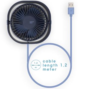 iMoshion USB Bureau Ventilator - Blauw