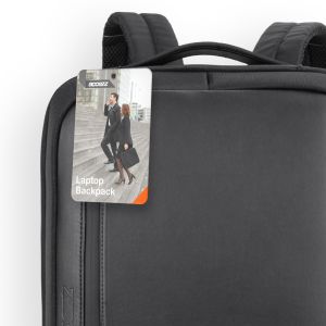 Accezz Modern Series Laptop Backpack - Laptoptas rugzak - Geschikt voor laptops tot 15.6 inch - Zwart
