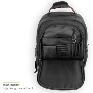 Accezz Classic Series Laptop Backpack - Laptoptas rugzak - Geschikt voor laptops tot 15.6 inch - Zwart