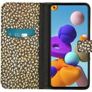 iMoshion Design Softcase Bookcase Galaxy A21s - Allover de Luxe