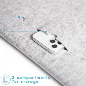 iMoshion Vilten Soft Sleeve 15 inch - Grijs
