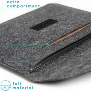 iMoshion Vilten Soft Sleeve 15 inch - Donkergrijs