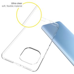 Accezz Clear Backcover Xiaomi Mi 11 - Transparant