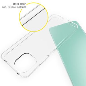 Accezz Clear Backcover Xiaomi Mi 11 Lite (5G/4G) / 11 Lite 5G NE - Transparant