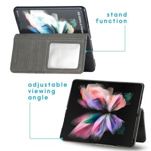 iMoshion Luxe Bookcase Samsung Galaxy Z Fold3 - Zwart