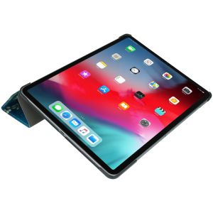 iMoshion Design Trifold Bookcase iPad Pro 12.9 (2020) / iPad Pro 12.9 (2018) - Green Plant Design