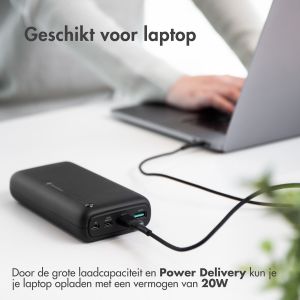 iMoshion Powerbank - mAh - Quick Charge en Power - Zwart | Smartphonehoesjes.nl