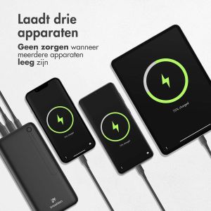 iMoshion Powerbank - 27.000 mAh - Quick Charge en Power Delivery - Zwart
