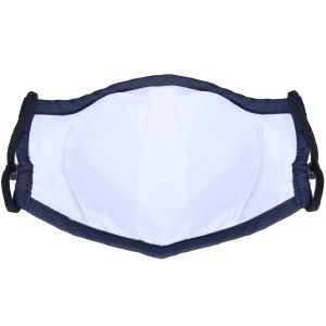 iMoshion 100 pack - Herbruikbaar, wasbaar mondkapje 3-laags katoen - Donkerblauw