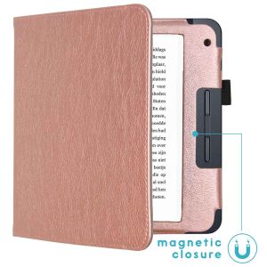 iMoshion Vegan Leather Bookcase Kobo Libra 2 / Tolino Vision 6 - Rosé Goud