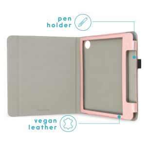 iMoshion Vegan Leather Bookcase Kobo Sage / Tolino Epos 3 - Rosé Goud