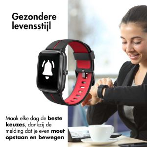 Lintelek Smartwatch ID205G - Zwart / Rood
