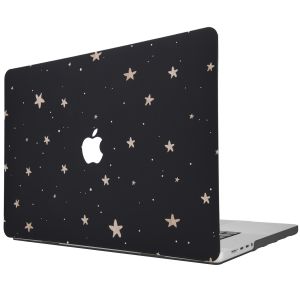 iMoshion Design Laptop Cover MacBook Pro 16 inch (2021) - Stars Gold