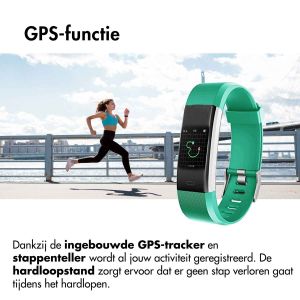 Lintelek Activity tracker ID115Plus HR Duo Pack - Groen & Zwart