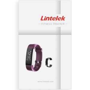 Lintelek Activity tracker ID115Plus HR Duo Pack - Paars & Zwart