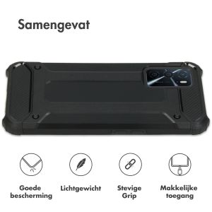 iMoshion Rugged Xtreme Backcover Oppo A16(s) / A54s - Zwart