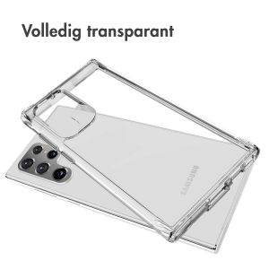 iMoshion Rugged Air Case Samsung Galaxy S22 Ultra - Transparant