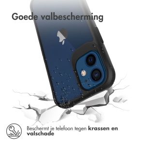 iMoshion Rugged Hybrid Case iPhone 12 Mini - Zwart / Transparant