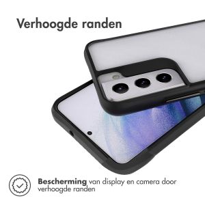 iMoshion Rugged Hybrid Case Samsung Galaxy S22 - Zwart / Transparant