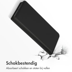 Accezz Premium Leather Slim Bookcase Samsung Galaxy S21 FE - Zwart