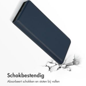 Accezz Premium Leather Slim Bookcase Samsung Galaxy A53 - Donkerblauw
