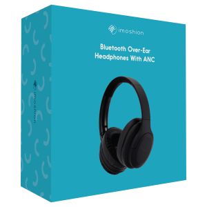 iMoshion Bluetooth Over-Ear Headphones - Draadloze koptelefoon + AUX kabel - Active Noise Cancelling - Zwart