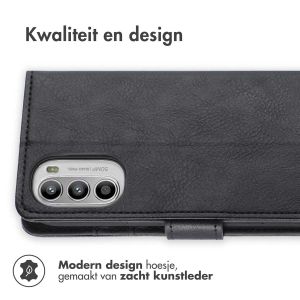 iMoshion Luxe Bookcase Motorola Moto G52 / G82 - Zwart