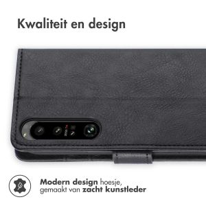 iMoshion Luxe Bookcase Sony Xperia 1 IV - Zwart
