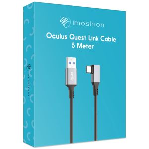 iMoshion Oculus Quest 1 & 2 en Meta Quest 3 Link kabel - 5 meter - Zwart