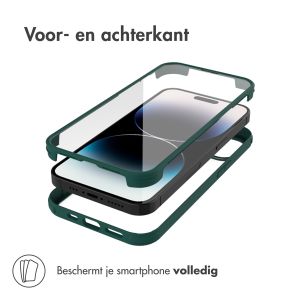 Accezz 360° Full Protective Cover iPhone 14 Pro Max - Groen