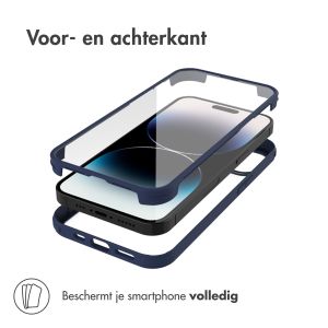 Accezz 360° Full Protective Cover iPhone 14 Pro Max- Blauw