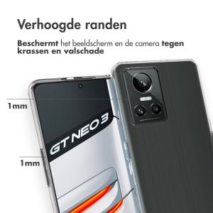 Accezz Clear Backcover Realme GT Neo 3 - Transparant