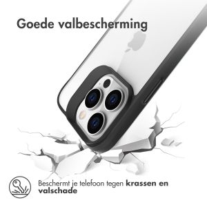 iMoshion Rugged Hybrid Case iPhone 14 Pro - Zwart / Transparant