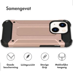 iMoshion Rugged Xtreme Backcover iPhone 14 Pro - Rosé Goud